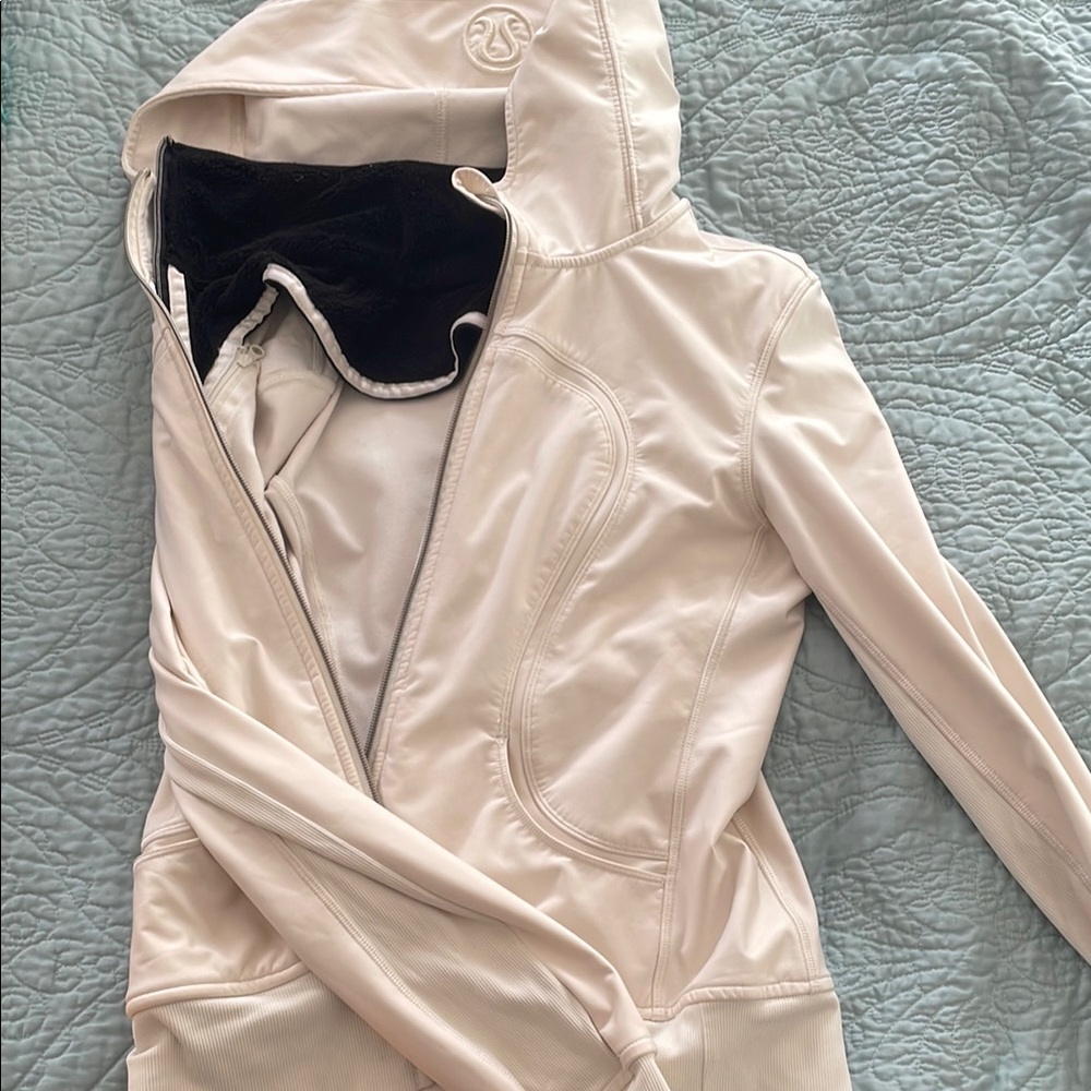 Lululemon, Cream Hoodie/Jacket